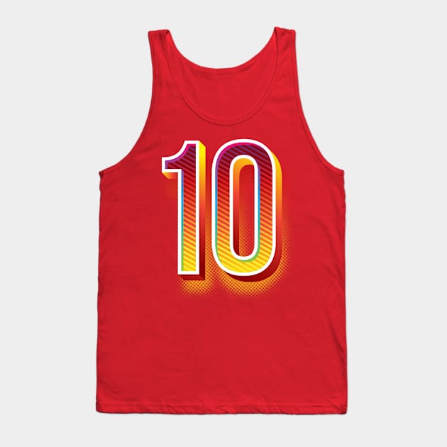 Float 10 Red Version Tank Top by MplusC